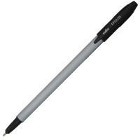 Картинка Ручка шариковая одноразовая черная 1.0мм, масляная, корпус серый, Index с сайта smikon.ru