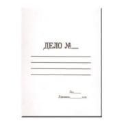 Картинка Папка для бумаг с завязками, картон немелованный, 370г/м2, белый, приклееные планки ХР-05 с сайта smikon.ru