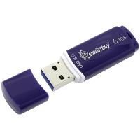 Картинка Флеш-память _64GB Smart Buy Crown, USB 3.0 Flash Drive, с колпачком, корпус пластик синий с сайта smikon.ru