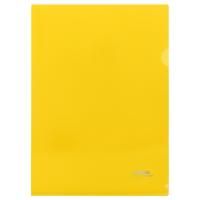 Картинка Папка-уголок А4 пластик 180мкм непрозрачный желтый, СТАММ с сайта smikon.ru