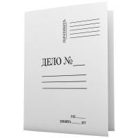Картинка Папка-обложка "ДЕЛО", картон мелованный, 280г/м2, белый, без зажима с сайта smikon.ru