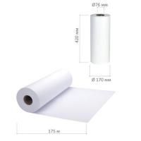 Бумага широкоформатная для плоттеров, 420мм х 172м, А2, 80г/м2, вт. 76мм, 162%