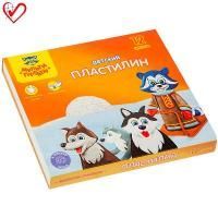 Картинка Пластилин 12цв. 180г, со стеком, картон, Мульти-Пульти "Енот на Аляске" с сайта smikon.ru