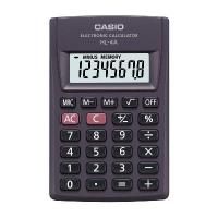 Картинка Калькулятор карманный 8 разрядов, питание батарея типа LR54, 0, 87x56x8.8мм, черный, CASIO с сайта smikon.ru