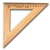 Картинка Треугольник деревянный 45г 18см с сайта smikon.ru
