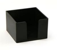Подставка для бумажного блока 8.5х8.5х5см из пластика черная