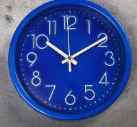 Картинка Часы настенные Классика, "Джойс" круглые d=19.5см,синий циферблат, дискретный ход с сайта smikon.ru