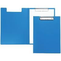 Картинка Папка-планшет А4 с верхним мет. зажимом и крышкой, пластик 0.5мм синий, OfficeSpace с сайта smikon.ru