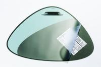 Коврик на стол 510х690мм. треугольная с прозрачным листом серо-черная, DURABLE DESK MAT в интернет-магазине Смикон Урал, Екатеринбург