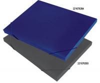Картинка Папка-короб А4 на резинках корешок 15мм пластик 0.70мм синий Premier с сайта smikon.ru