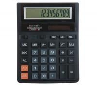 Картинка Калькулятор настольный 12 разрядов, двойное питание, 00, черный, 195х148х30мм, SDC-888T с сайта smikon.ru