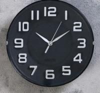 Картинка Часы настенные Классика, "Мэдисон", круглые d=20 см, черный  циферблат, плавный ход с сайта smikon.ru