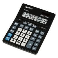 Картинка Калькулятор настольный 12 разрядов, двойное питание, 00, черный, 205х155х35мм,  Eleven Business Line CDB1201-BK с сайта smikon.ru