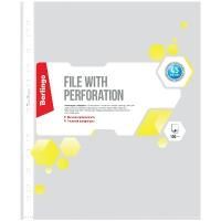 Картинка Файл-вкладыш с перфорацией А4 70мкм прозрачный матовый 50шт/упак, СТАММ с сайта smikon.ru