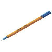 Картинка Ручка капиллярная (линер), синяя, трехгранная, металлический наконечник, линия письма 0.4мм, Berlingo "Rapido" с сайта smikon.ru