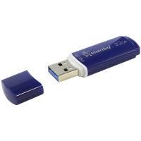 Картинка Флеш-память _32GB Smart Buy Crown, USB 3.0 Flash Drive, с колпачком, корпус пластик синий с сайта smikon.ru